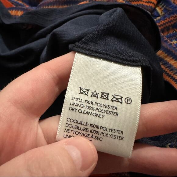 Anthropologie Maeve Urcos Handkerchief Geometric Print Strapless Dress Size S - Picture 7 of 10